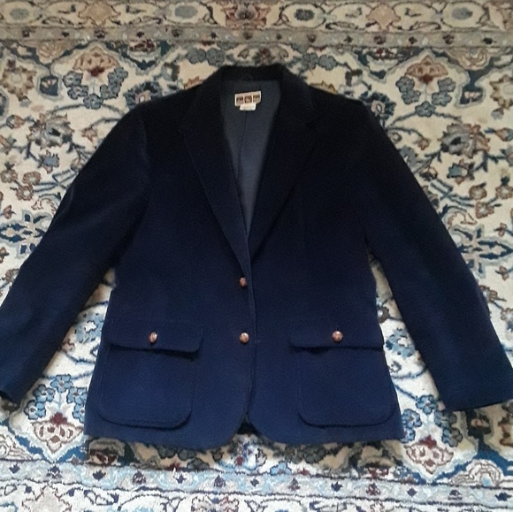 Carson, Pirie, Scott, & Co. Jackets & Blazers - Woman's Navy Corduroy Blazer
